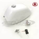 FUEL TANK, WHITE , K3-1978 Z50 A. COMES WITH FUEL CAP AND PETCOCK