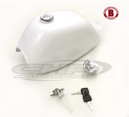 FUEL TANK, WHITE , K3-1978 Z50 A. COMES WITH FUEL CAP AND PETCOCK